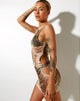 Imagen de Ardice Bodycon Dress in Tiger Brown