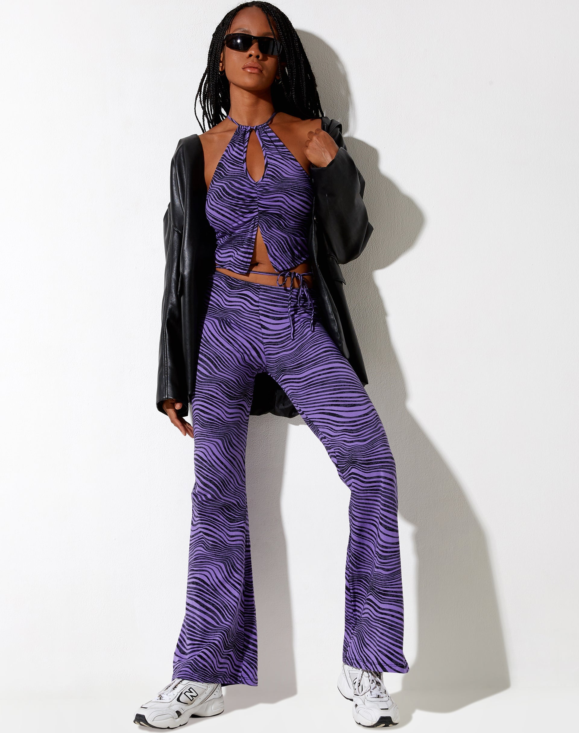 Imagen de Asmi Crop Top en Desert Terrain Púrpura