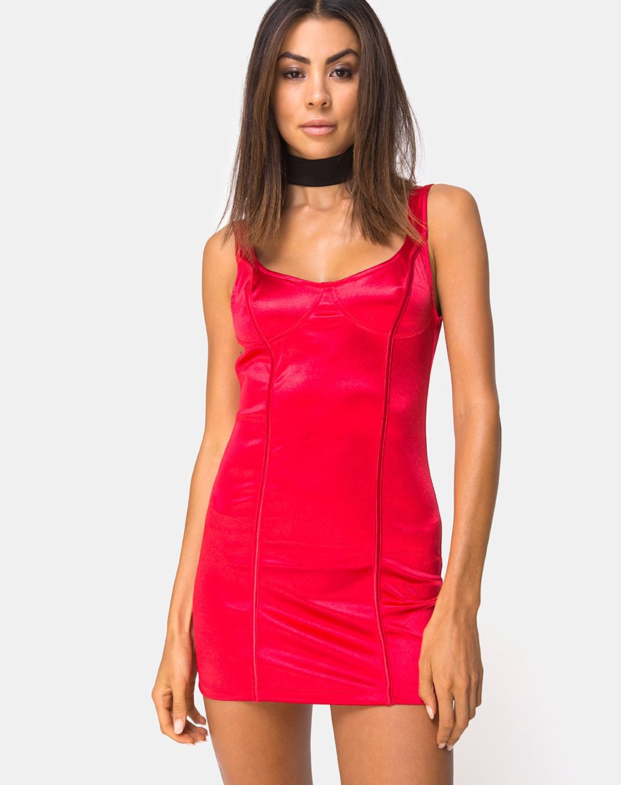 Vestido Atel en rojo