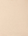 Azura Crop Top en Rib Sand