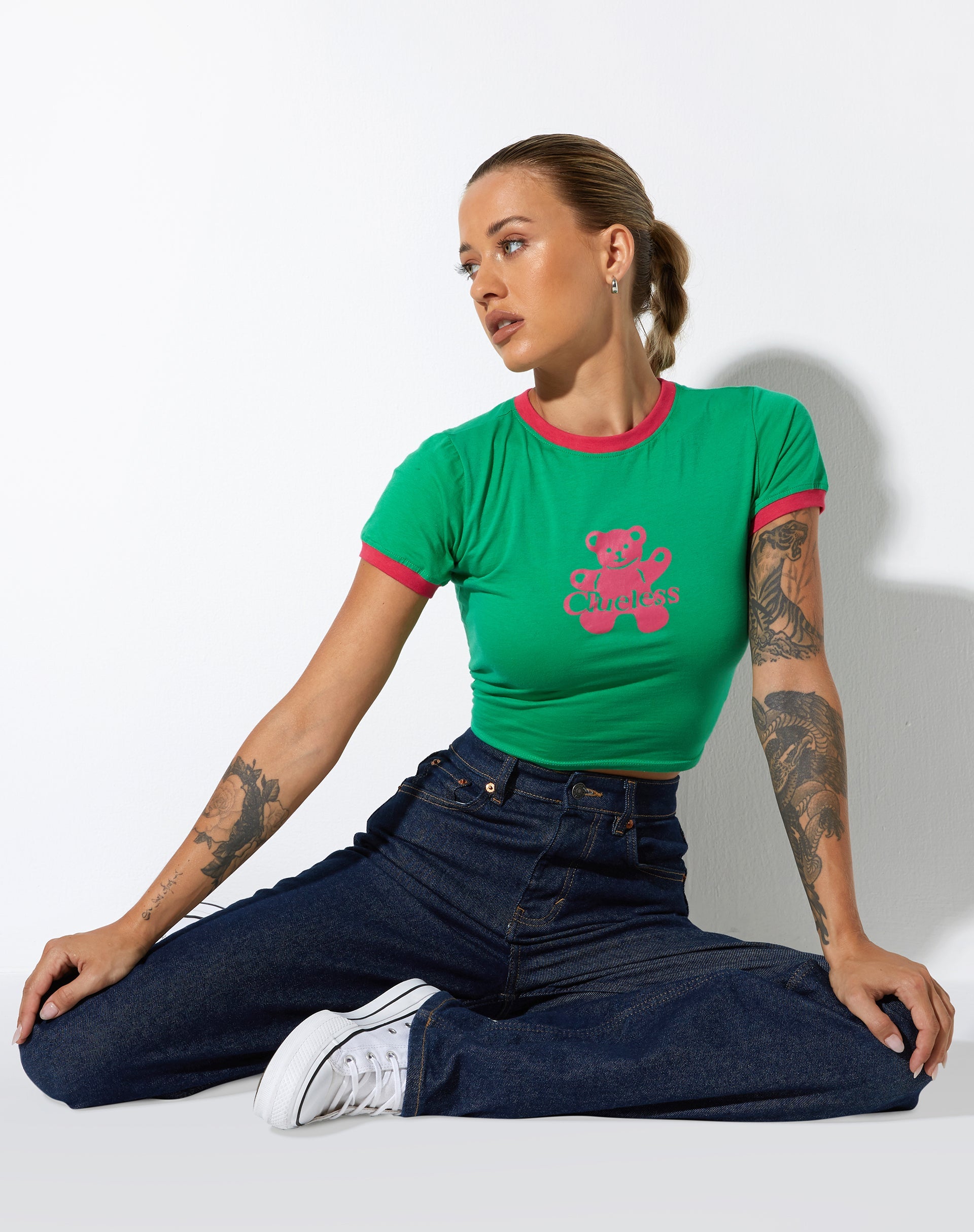 imagen de Babe Tee en Fun Green Teddy Cuddle