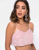 Imagen de Balien Crop Top en Fringe Sugar Pink