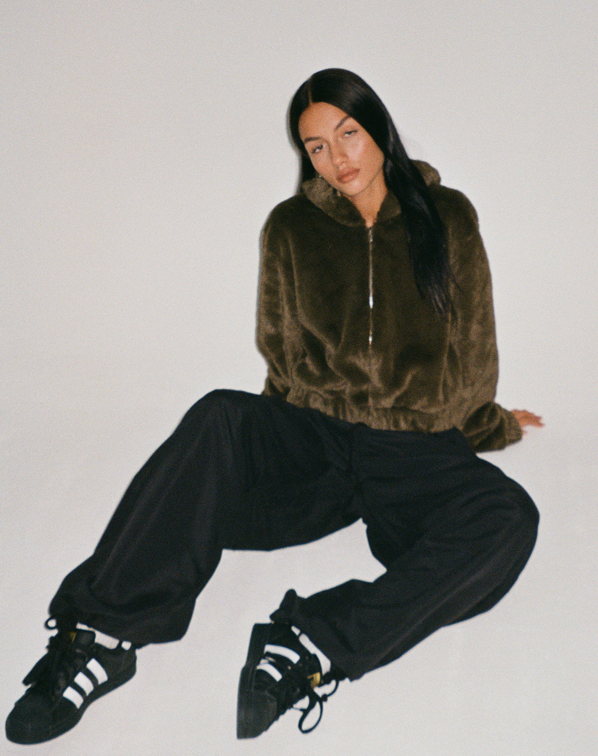 Imagen de Banowa Zip Up Jacket in Olive