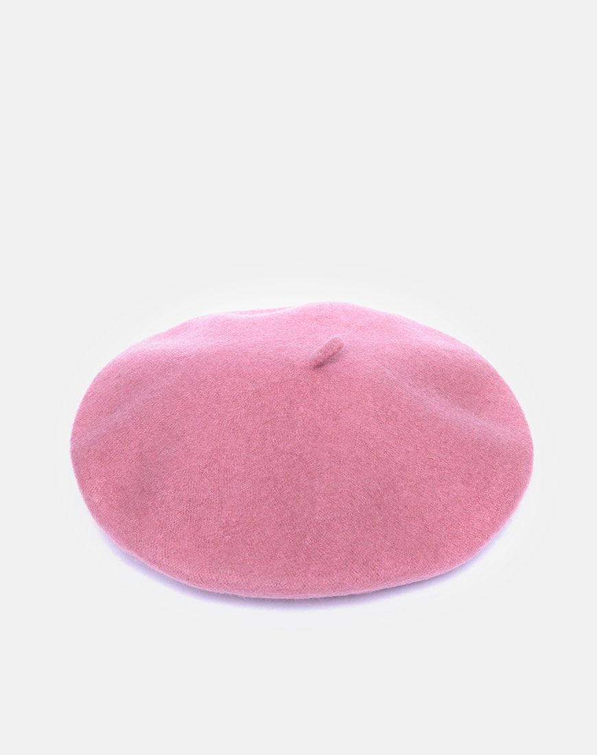 Imagen de Boina de lana en rosa oscuro