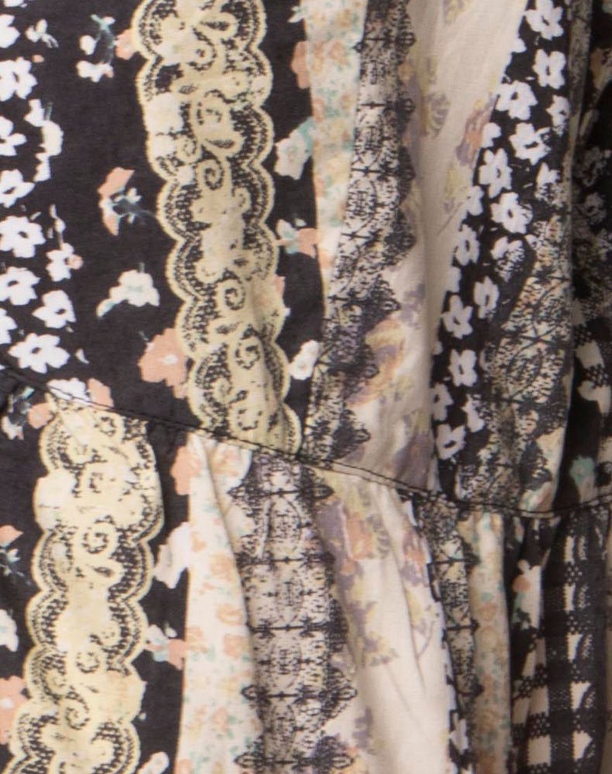 Imagen de Basel Crop Top en encaje grunge