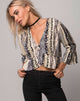 Imagen de Basel Crop Top en encaje grunge