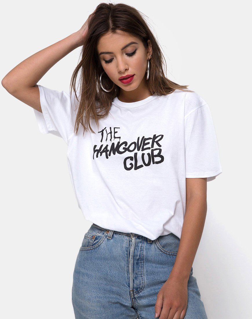 Camiseta básica oversize en Hangover Club