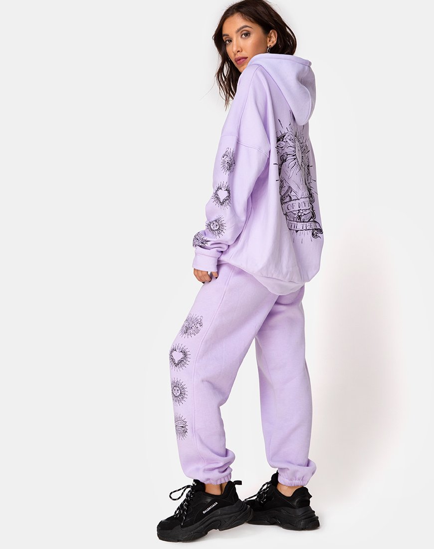 Imagen de Oversize Hoody in Lilac All Of My Bones