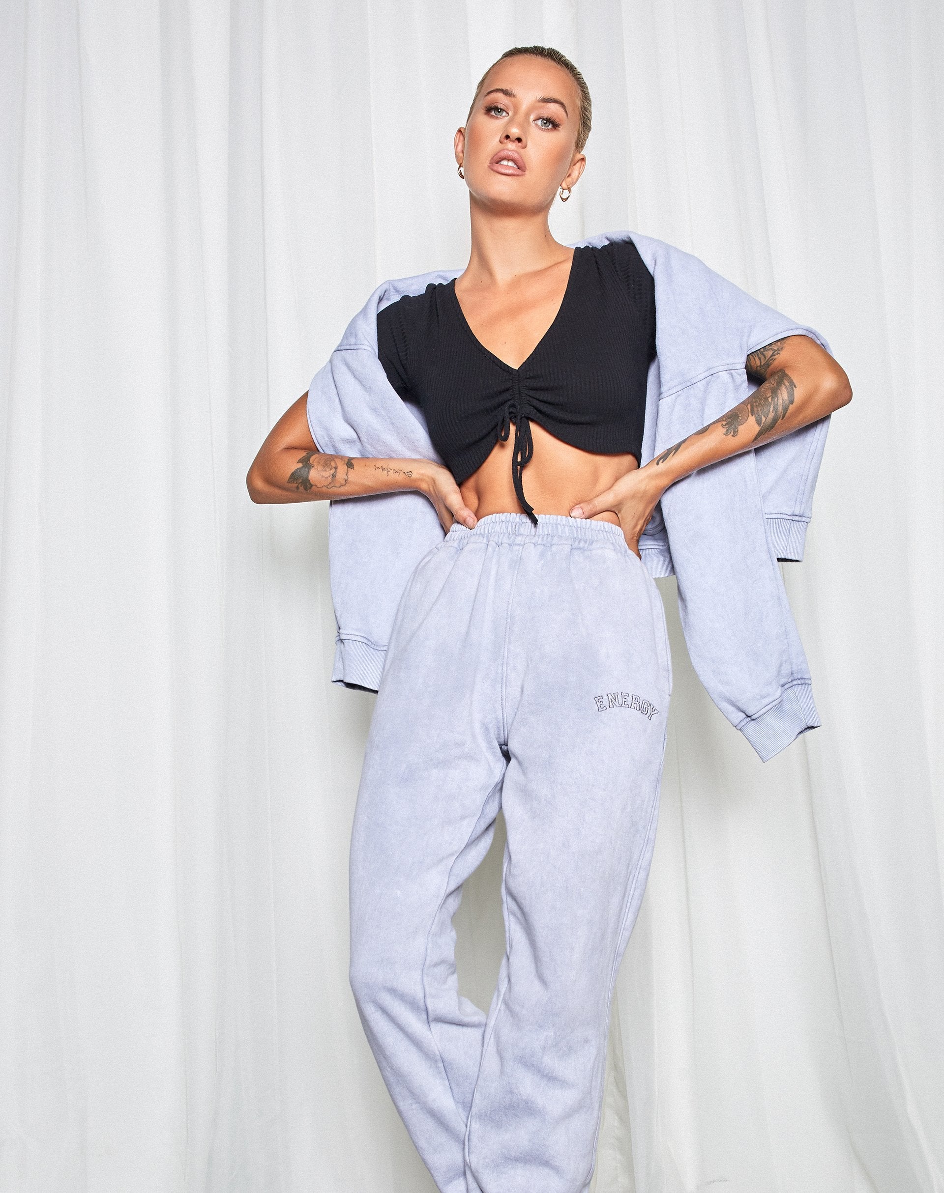 Imagen de Basta Jogger en Plata Lavado Energy Embro