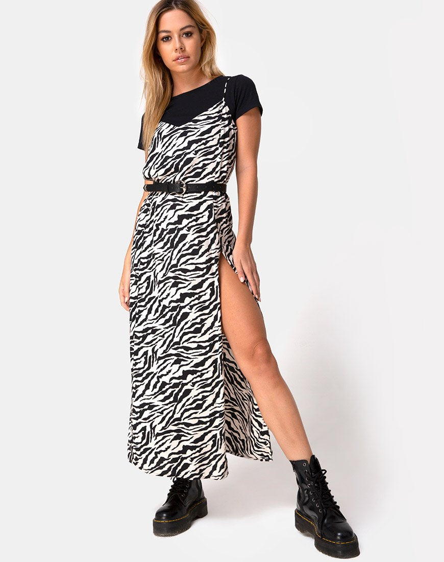 Imagen de Batis Maxi Dress in 90s Zebra