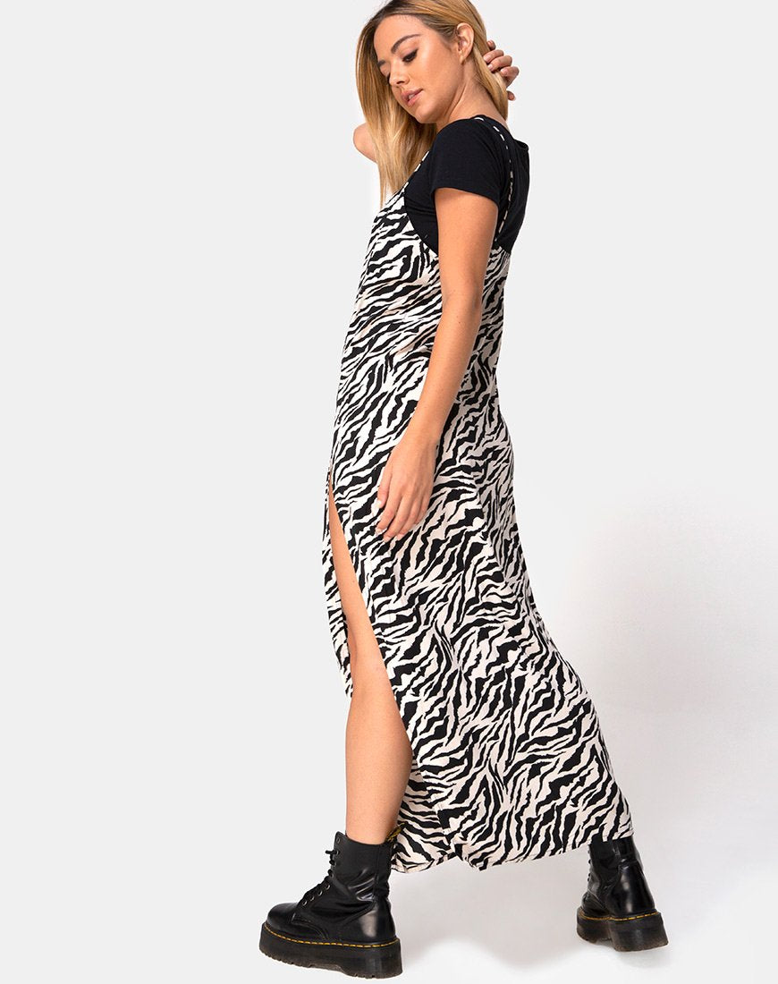 Imagen de Batis Maxi Dress in 90s Zebra