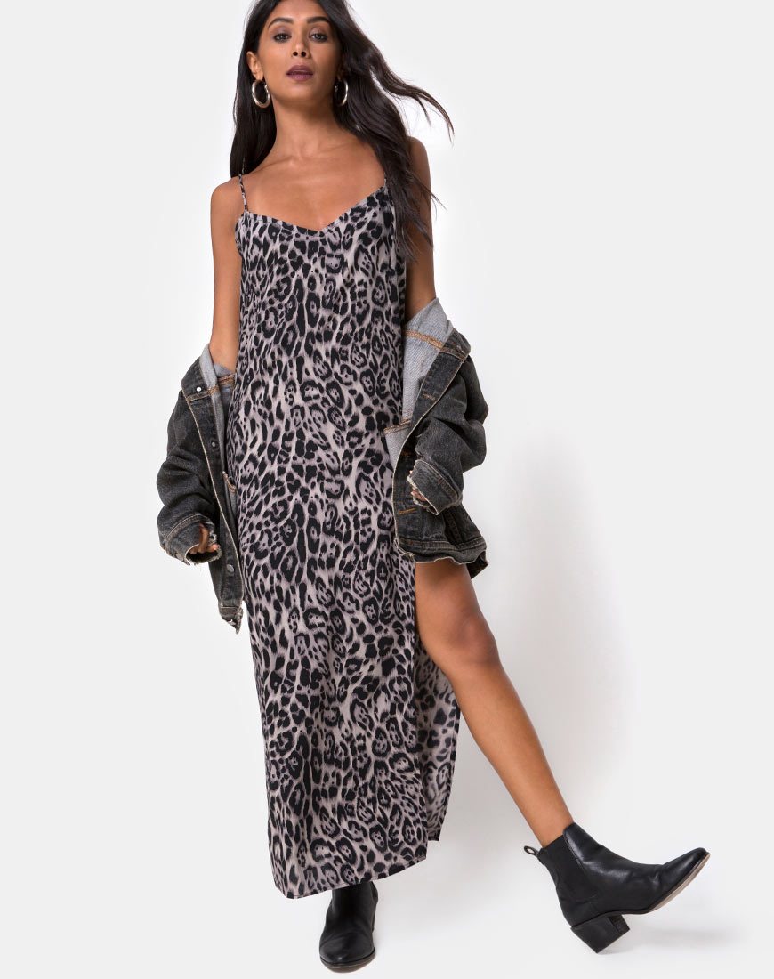 Imagen de Batis Maxi Dress in Leopard Grey