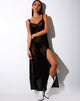 Imagen de Batis Maxi Dress in Animal Black Net