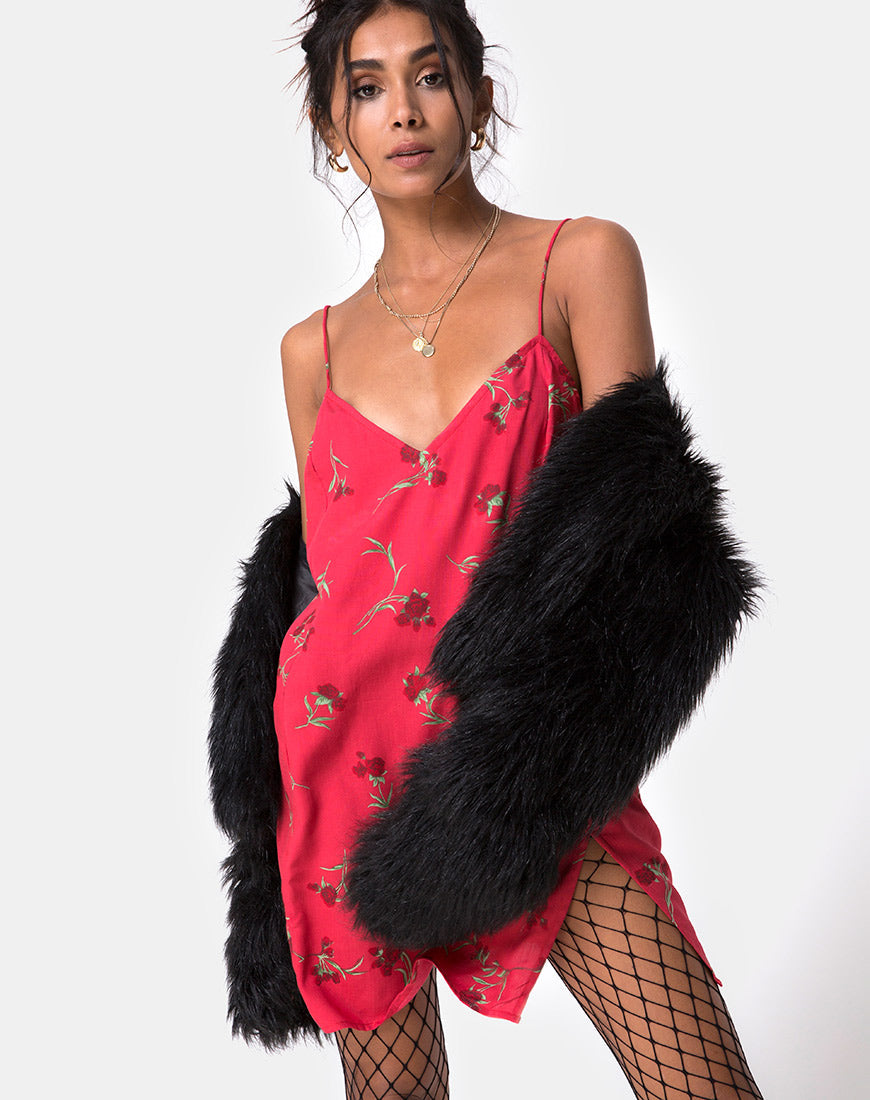 Imagen de Batista Slip Dress in Rouge Rose Pink