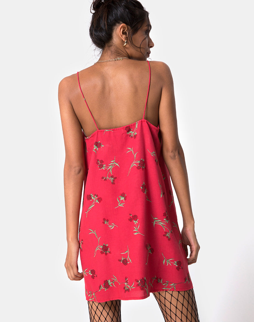Imagen de Batista Slip Dress in Rouge Rose Pink
