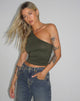 Imagen de Bay One Shoulder Top en Oliva