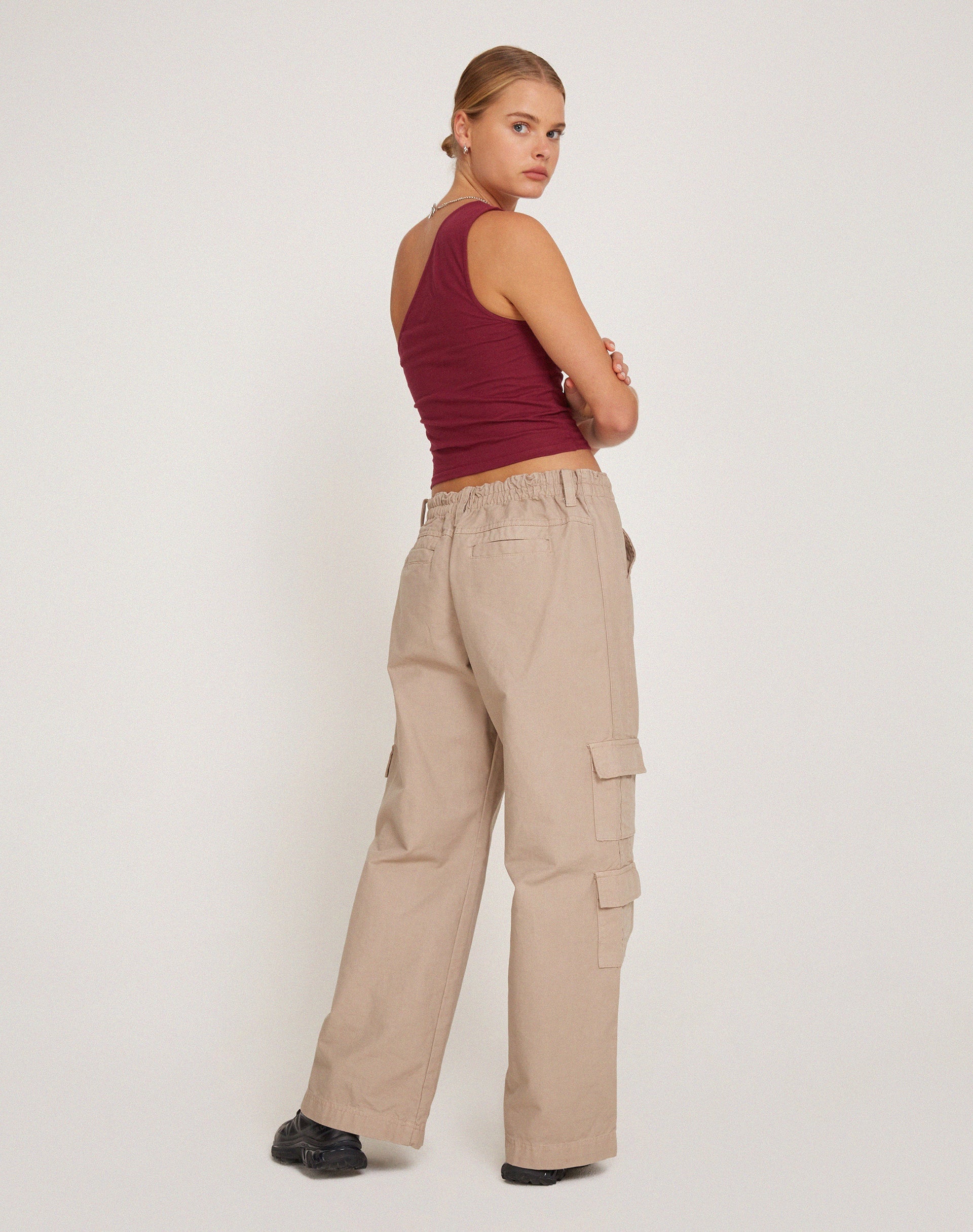 Imagen de Bay One Shoulder Top en ciruela