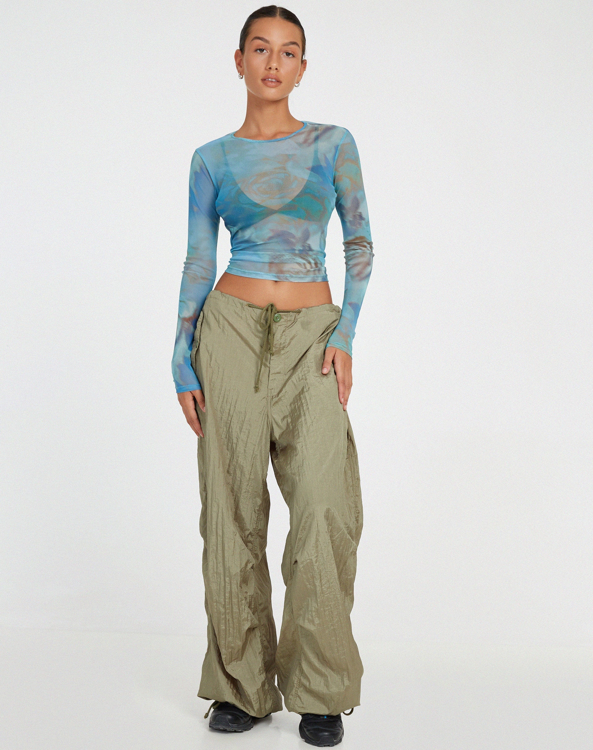 imagen de Elijah Crop Top en Digi Petal Blue