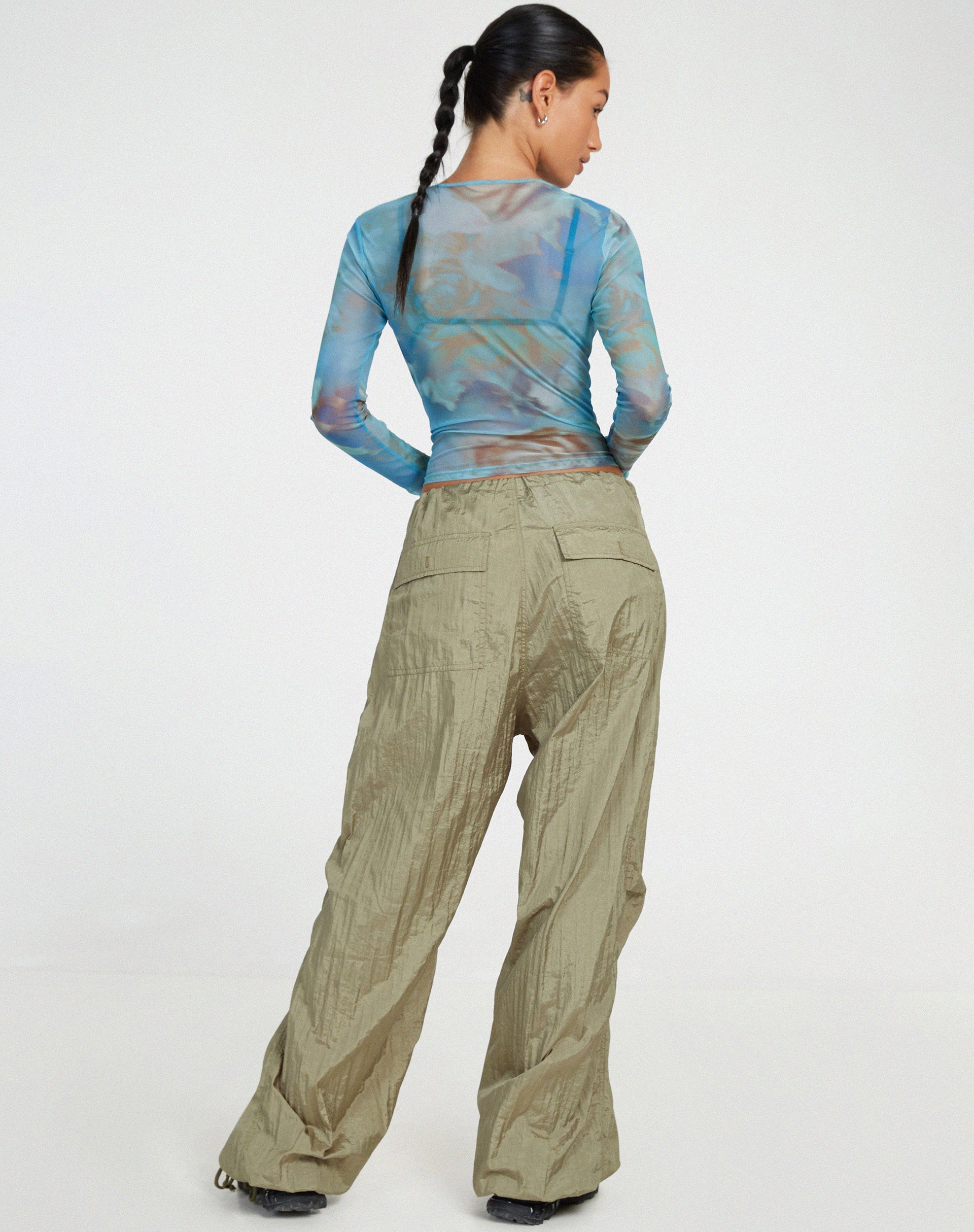 imagen de Elijah Crop Top en Digi Petal Blue