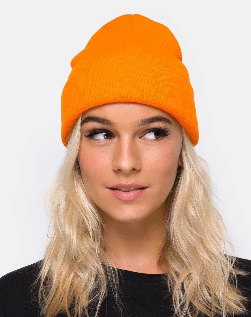 Imagen de Beanie Hat in Sour Orange