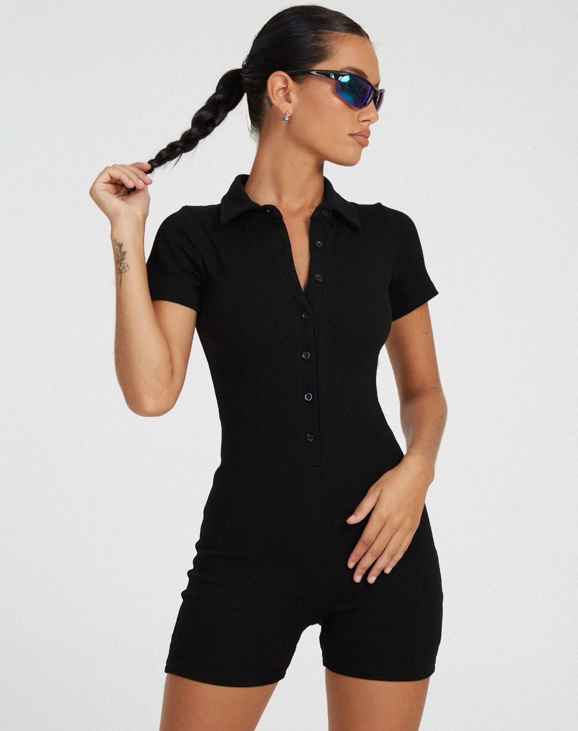 imagen de Waren Playsuit en Negro