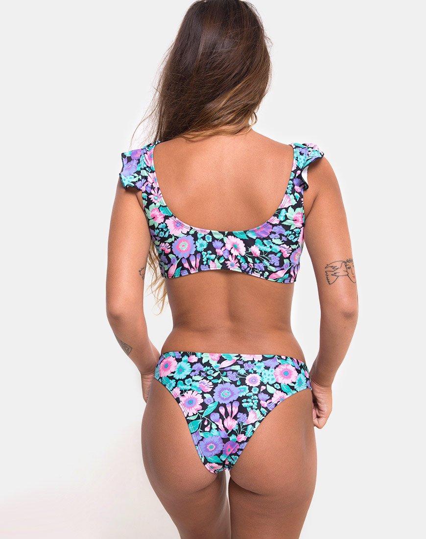 Top de bikini Bev en Illuminated Floral