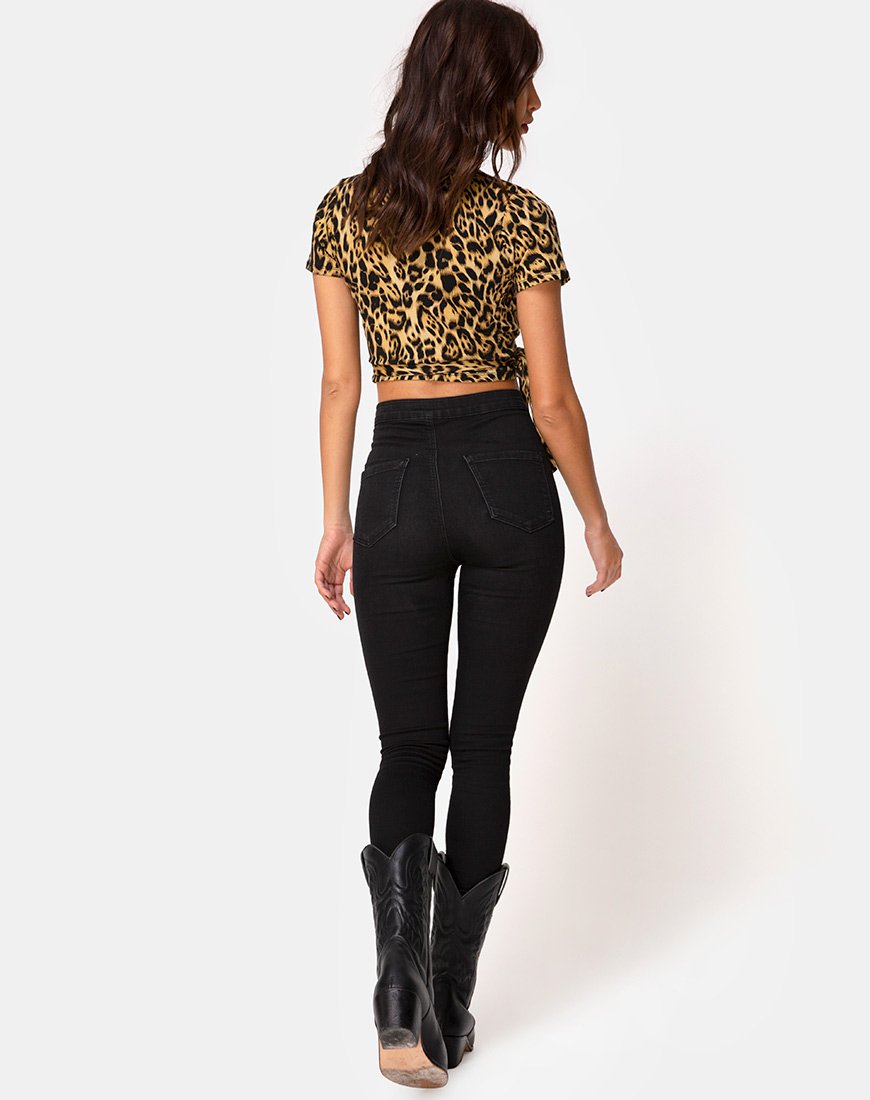 Imagen de Bilen Crop Top en leopardo