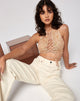 Imagen de Bima Crop Top en Tan Mushroom
