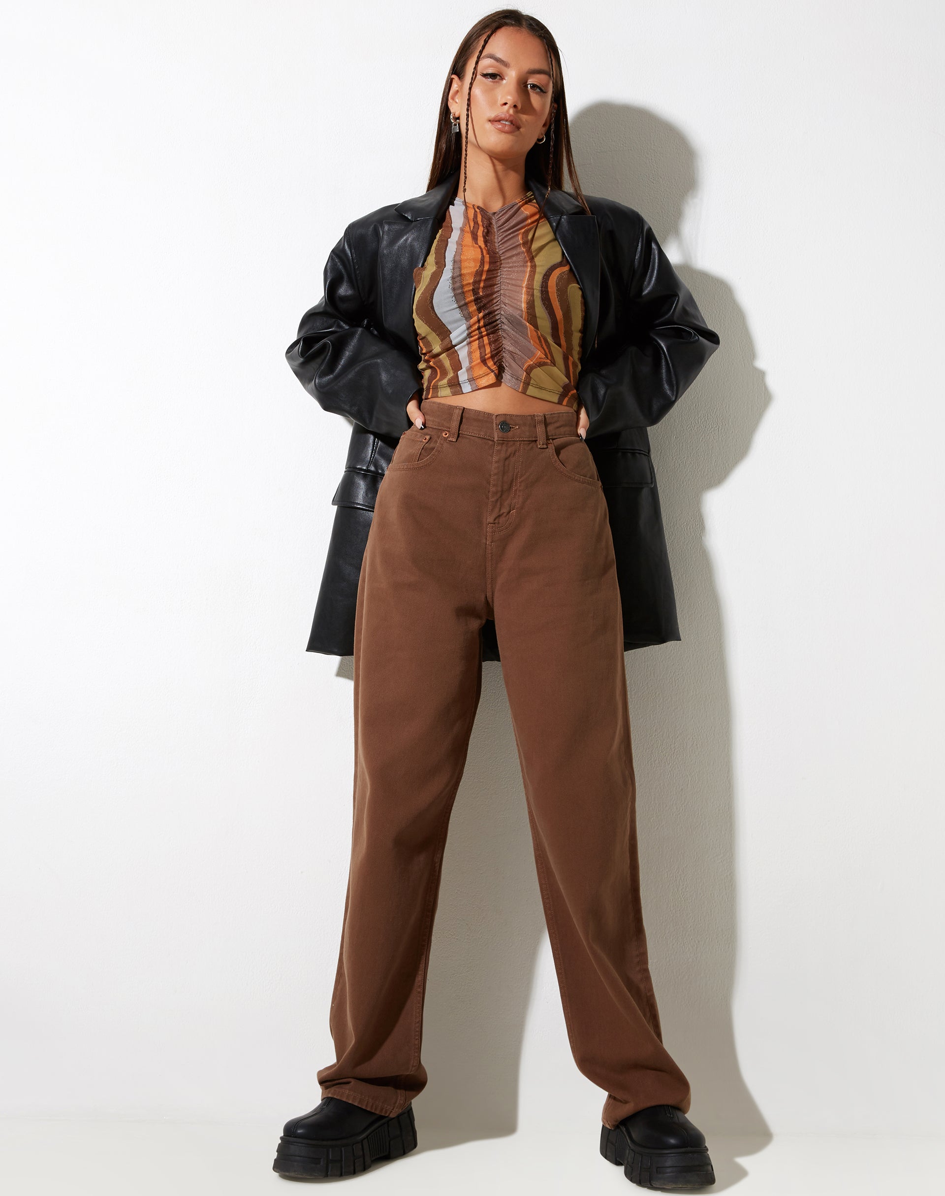 Imagen de MOTEL X IRIS Birka Vest Top en degradado terroso