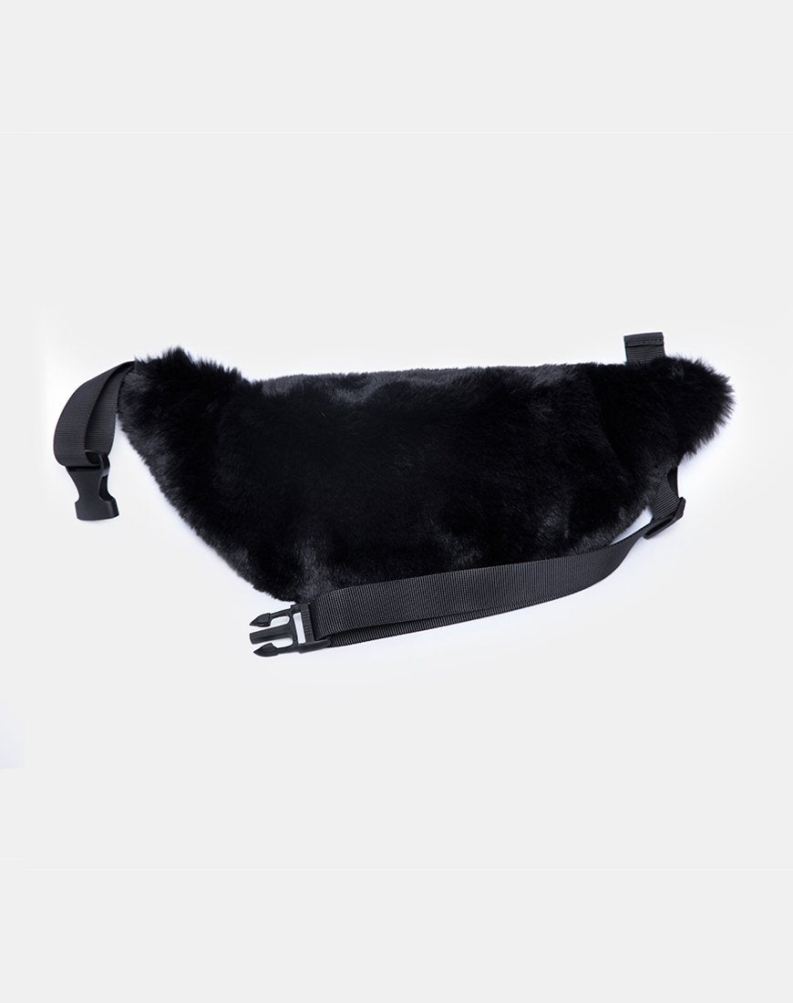 Imagen de Bumbag in Fur Negro