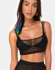 Imagen de Blink Crop Top en Crystal Net Negro