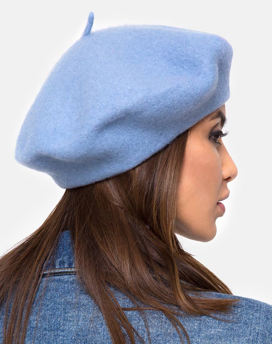 Imagen de Boina de lana azul