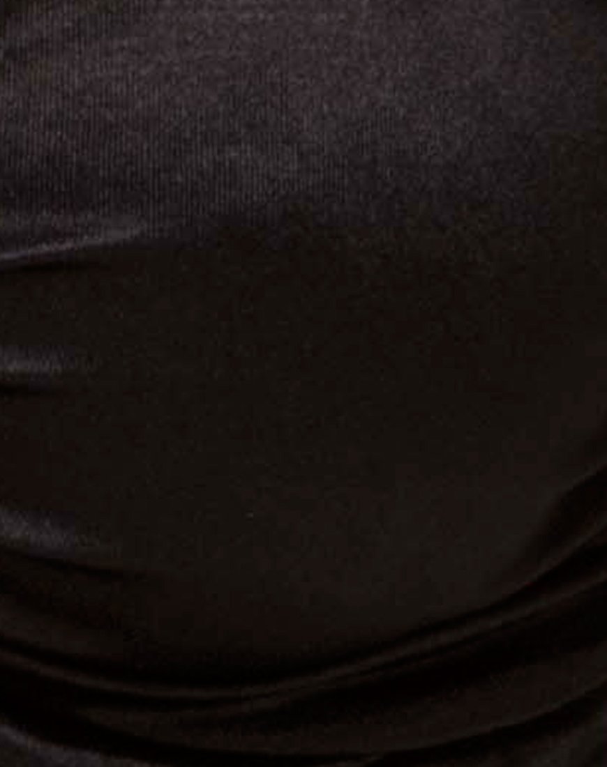Imagen de la braguita de bikini Bo Bandeau negra