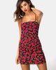 Imagen de Boco Bodycon Dress in Red Bloom