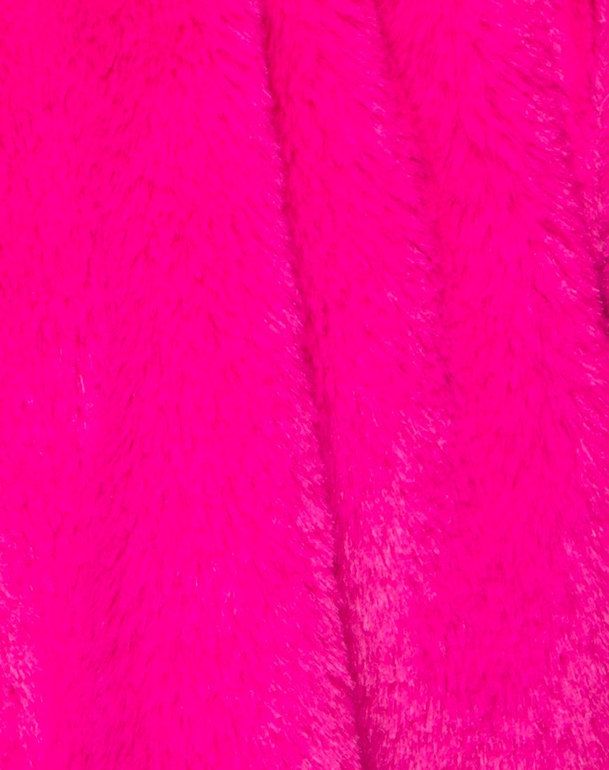 Imagen de Bomb Hoody in Fur Zip Magenta
