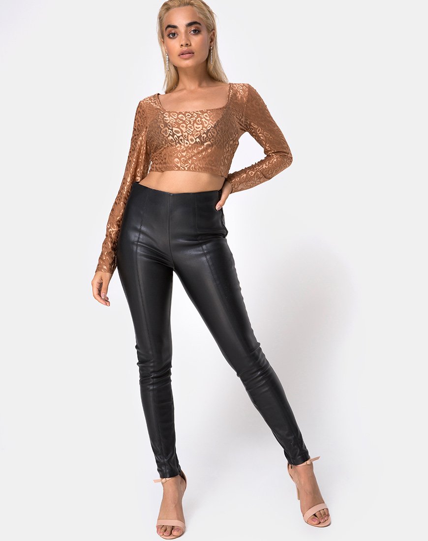Imagen de Bon Top en Red Leopardo Caramelo