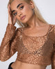 Imagen de Bon Top en Red Leopardo Caramelo