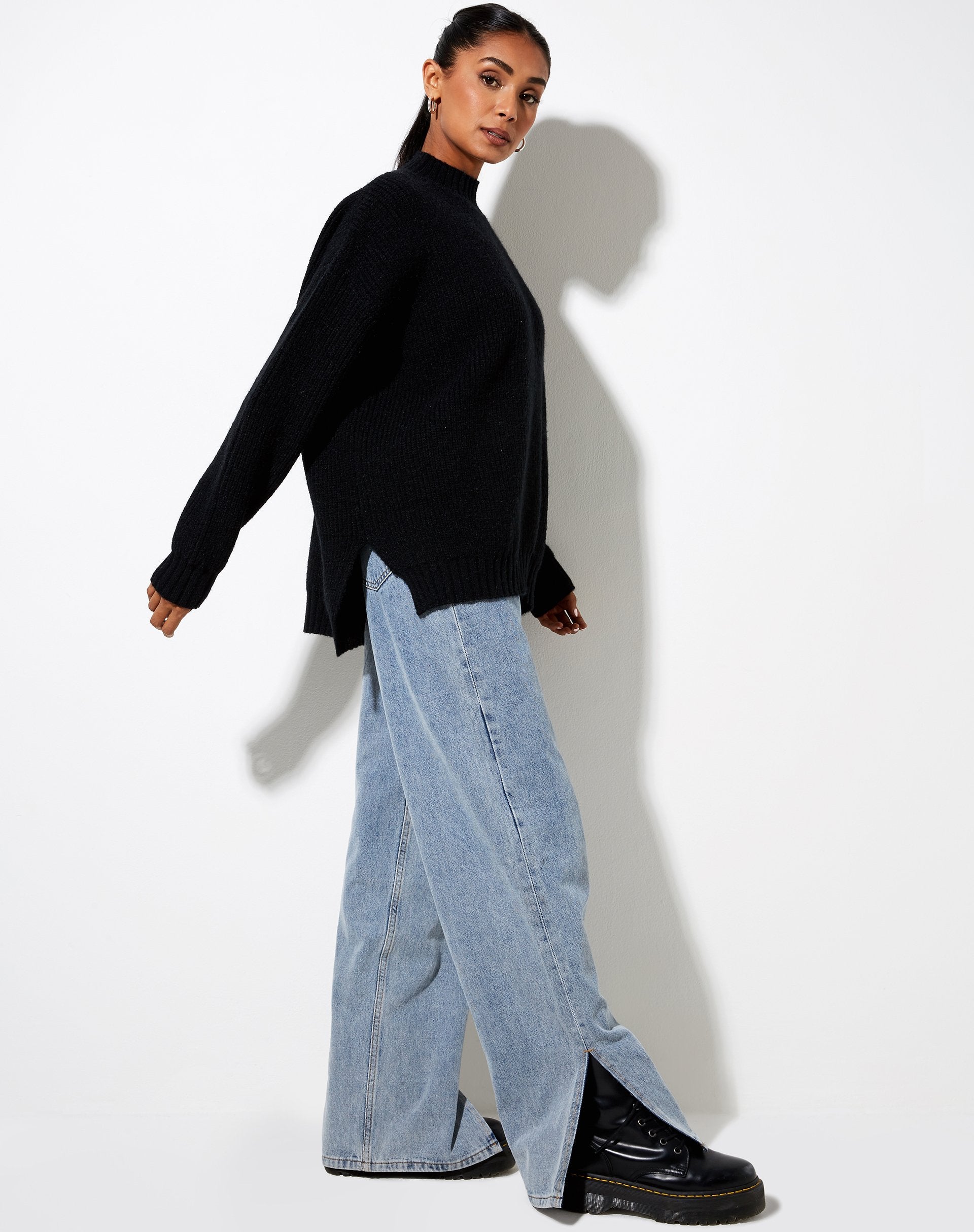 Imagen de Bondy Jumper de punto Negro