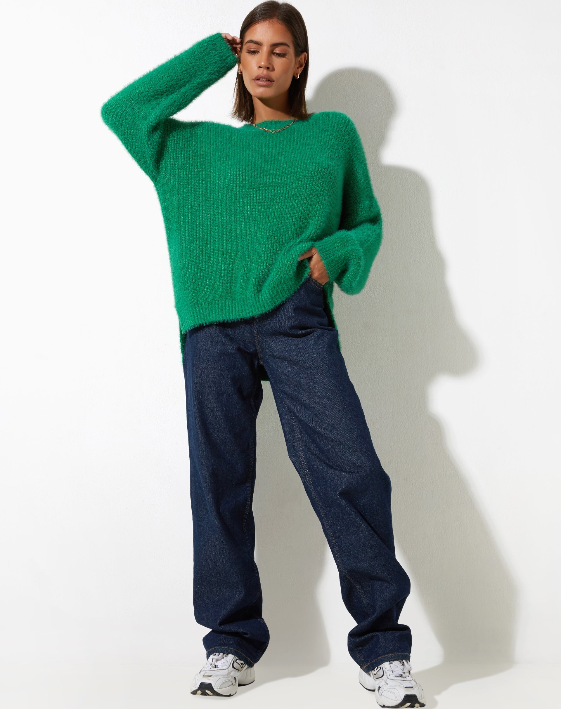 imagen de Bondy Jumper en Knit Kelly Green