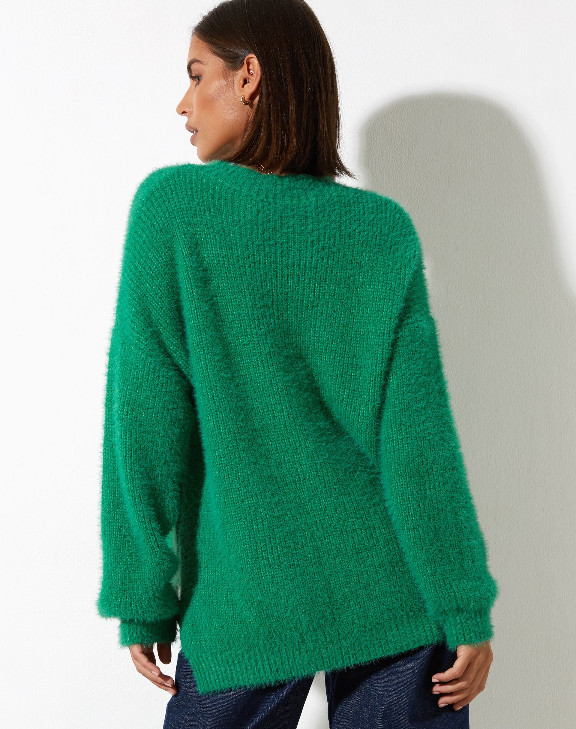 imagen de Bondy Jumper en Knit Kelly Green