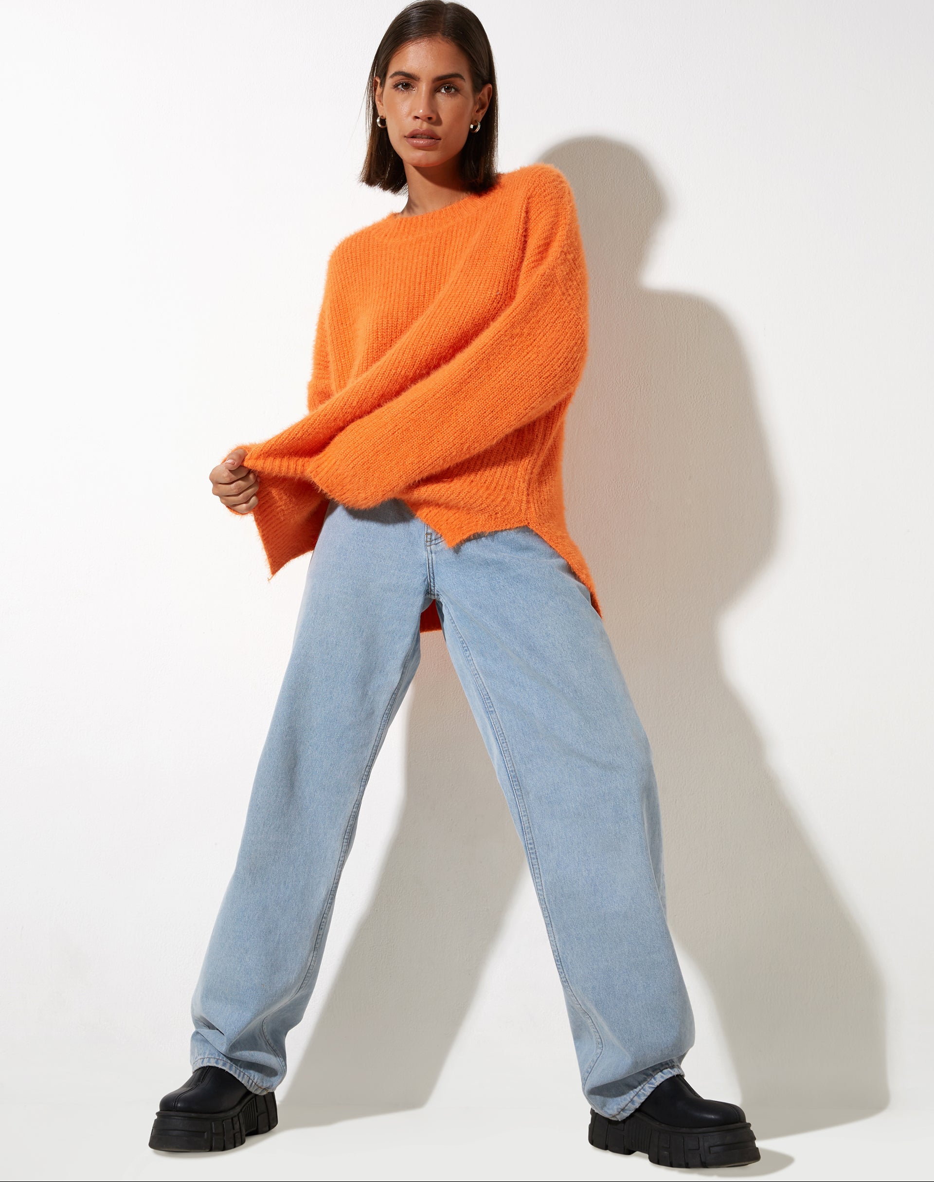 imagen de Bondy Jumper en Knit Persimmon Orange
