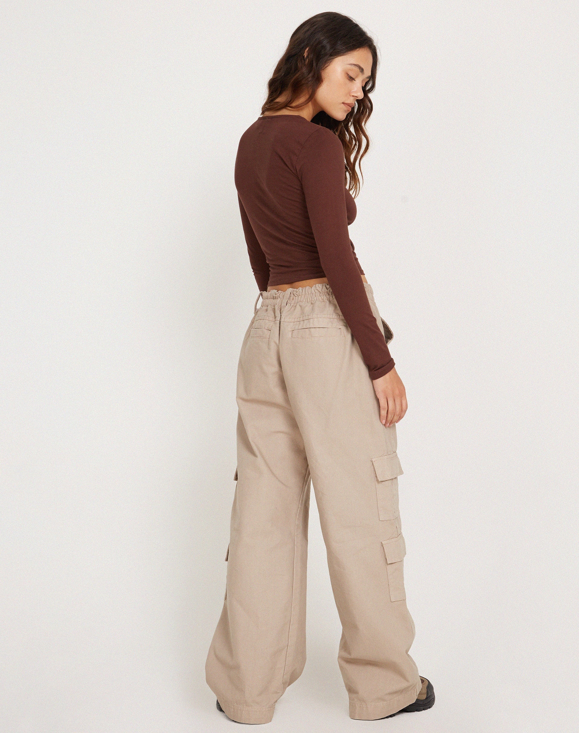imagen de Bonja Long Sleeve Top in Seal Brown
