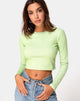 Imagen de Bonnie Crop Top en Rib Pastel Lima