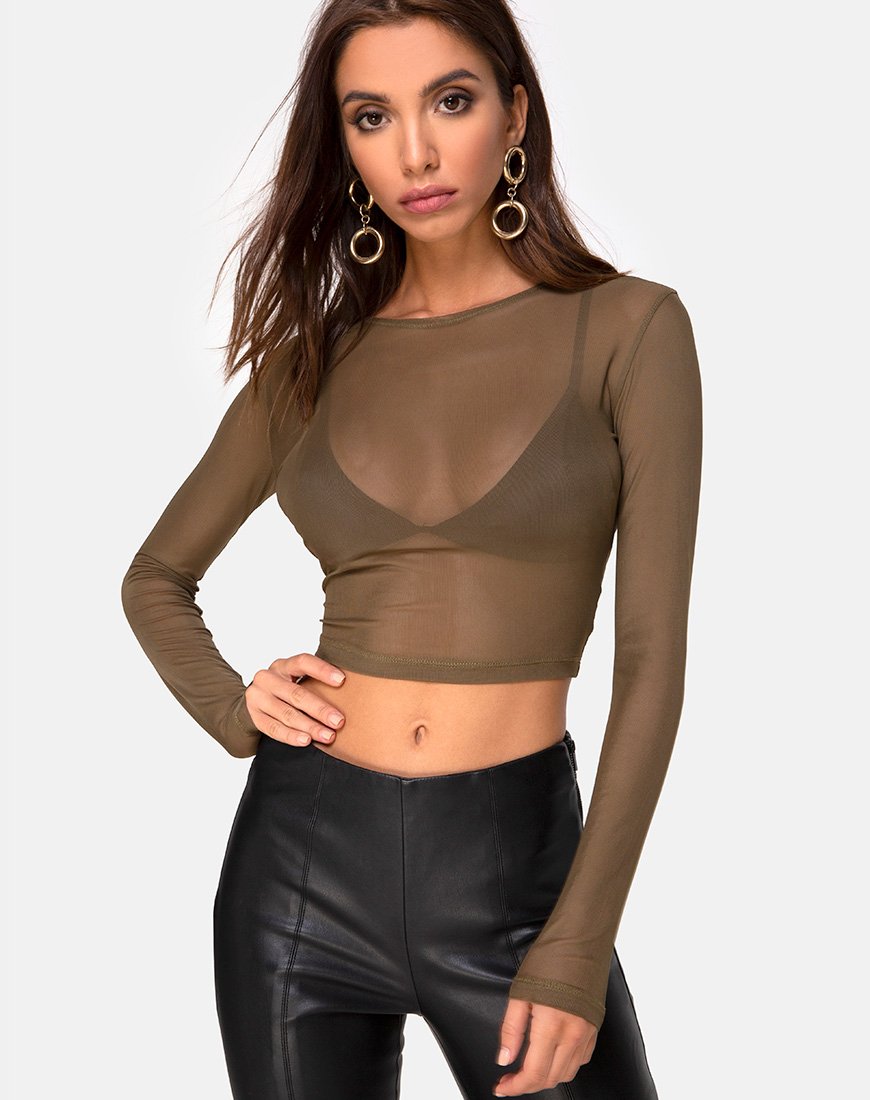 Bonnie Top en Red Caqui