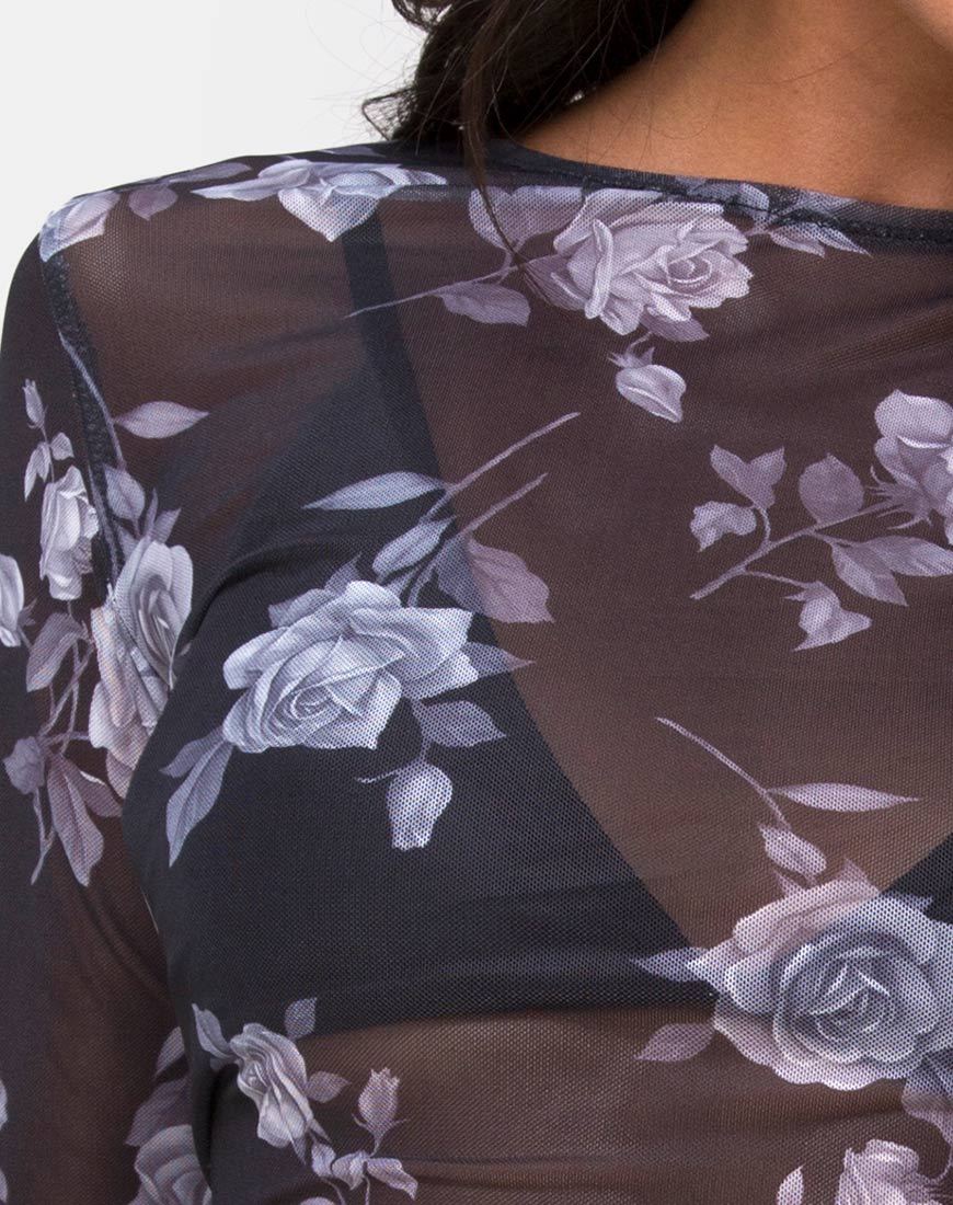 Imagen de Bonnie Top en Malla Rosa Gris