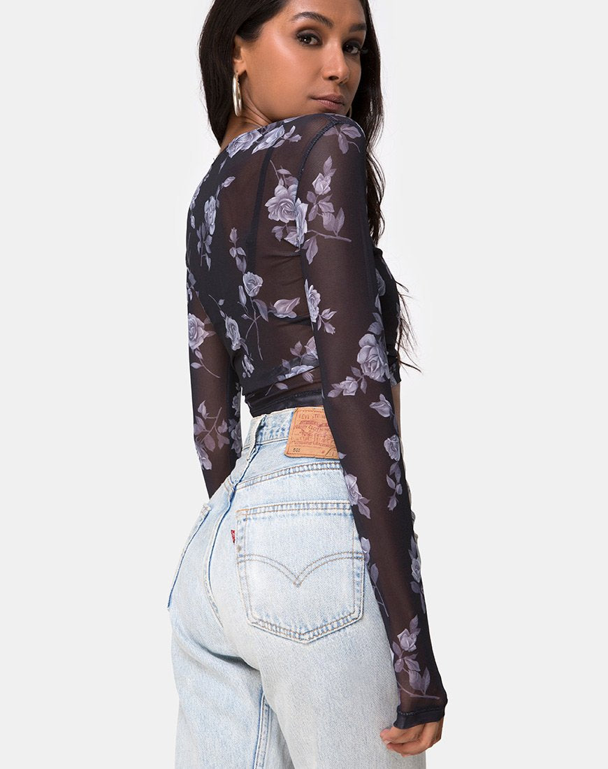 Imagen de Bonnie Top en Malla Rosa Gris
