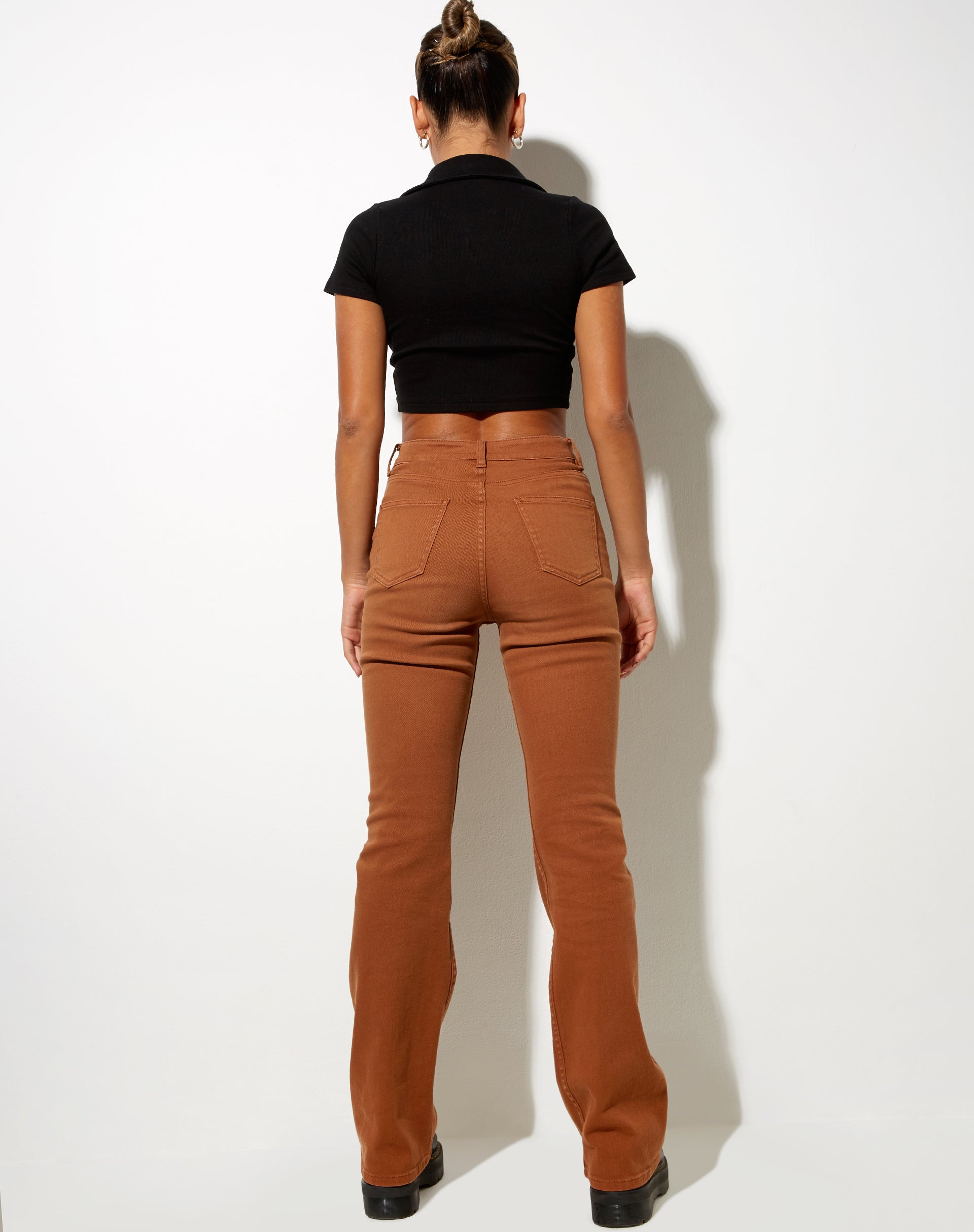 Imagen de Bootleg Jeans en jengibre