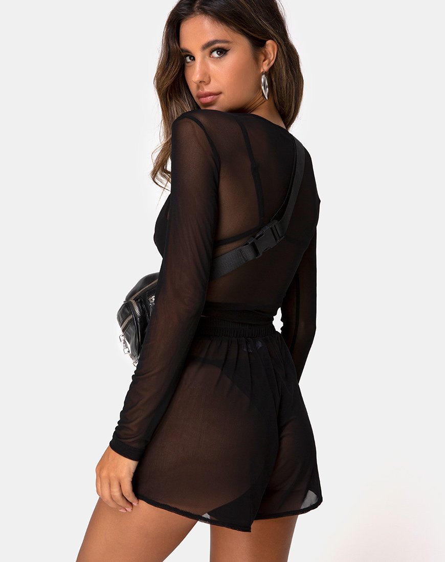 Imagen de Boris Short en Mesh Negro