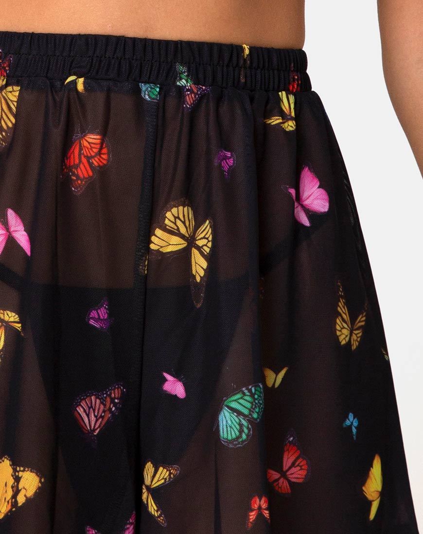 Imagen de Boris Short en Mesh Negro Mariposa