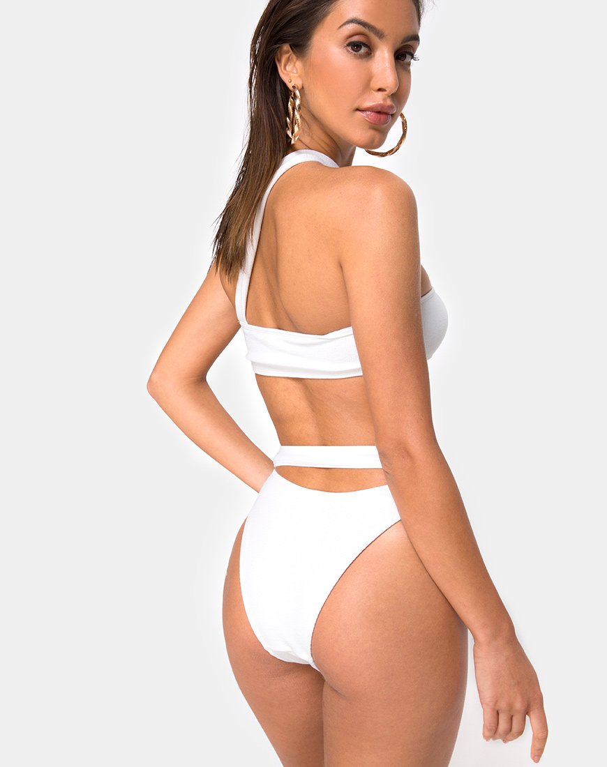 Imagen de la braguita de bikini Bound blanca